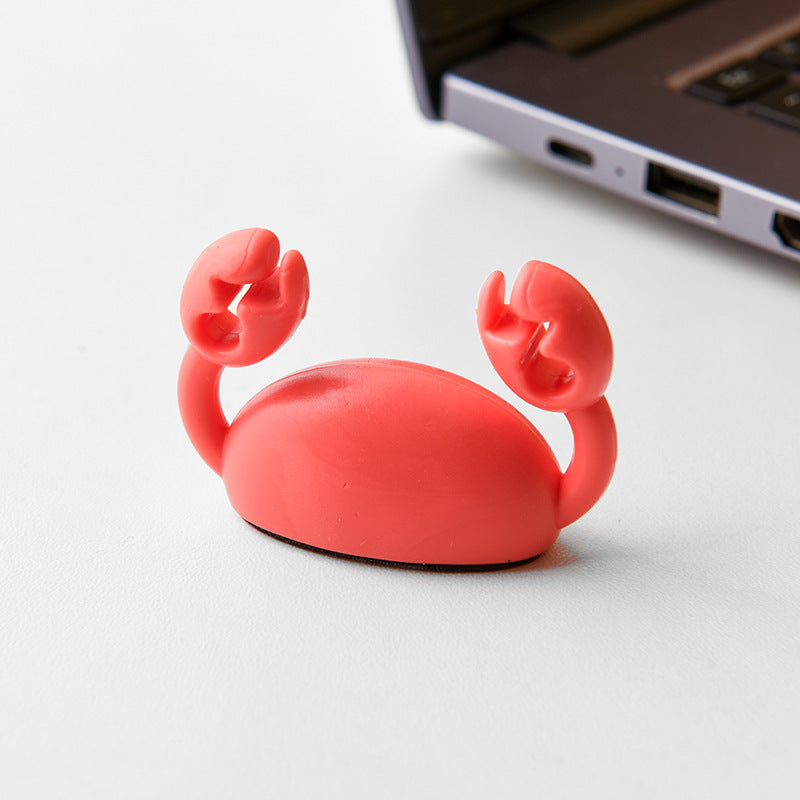 Crazy Crab Shape Cable Clips -Self-Adhesive Organizer Set
