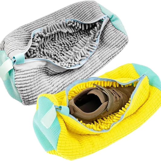 Durable Shoe Laundry Bag with Thick Zipper for Washing Machine-Safe Wash, Fresh Shoes