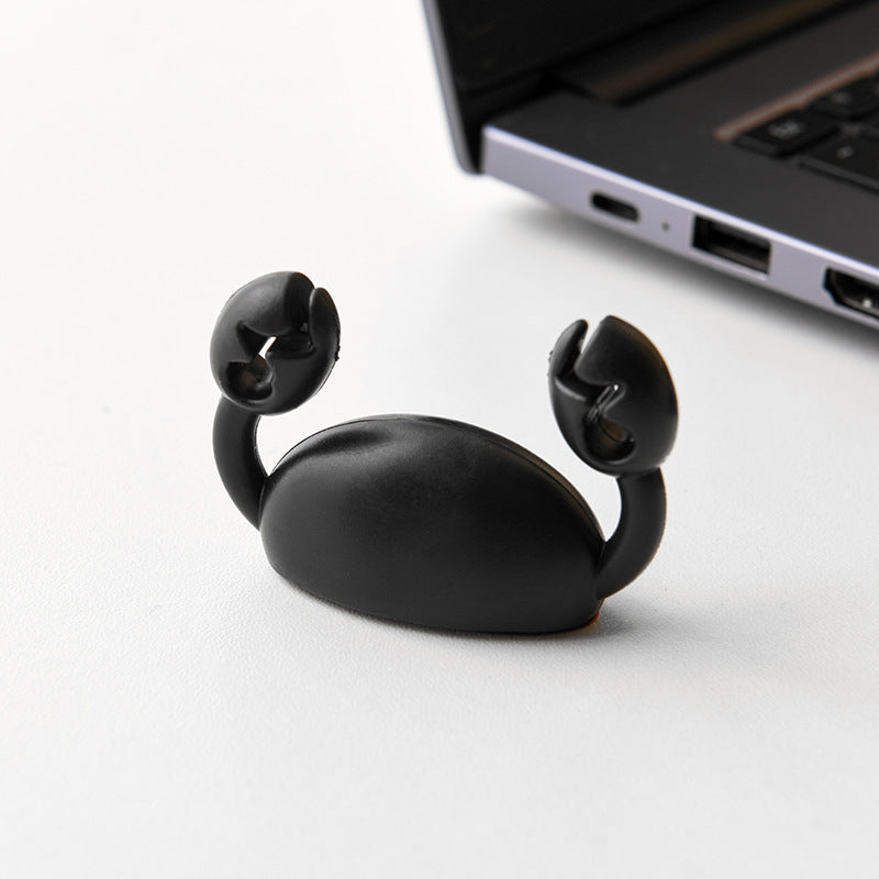 Crazy Crab Shape Cable Clips -Self-Adhesive Organizer Set