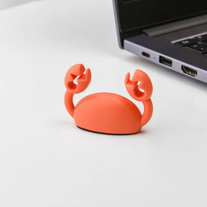 Crazy Crab Shape Cable Clips -Self-Adhesive Organizer Set