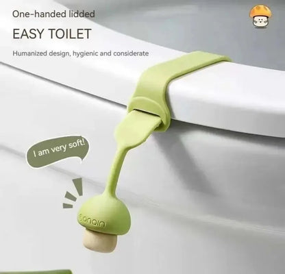 Hygienic Self-Adhesive Silicone Toilet Seat Lifter- For Germs Free Hands