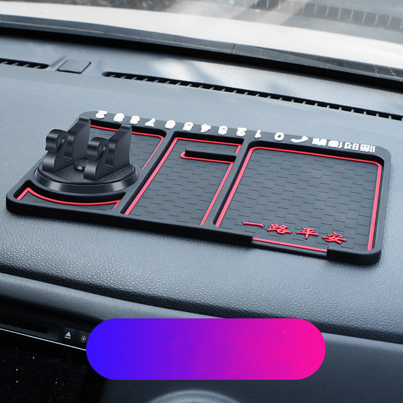 Smart 4 in 1 Multi-Function Anti-Slip Dashboard Mat & Holder
