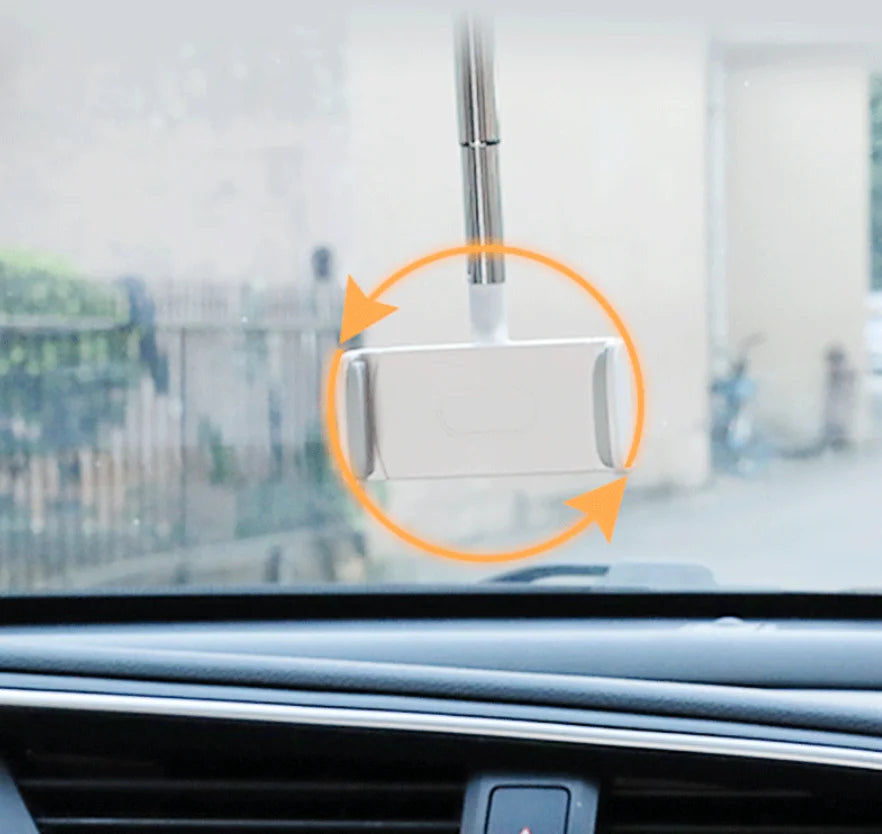 Premium Rotatable Mirror Mount for Hands Free Phone Holder