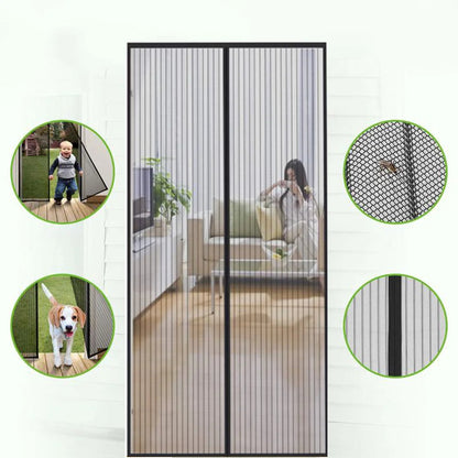 Magnetic Door Curtain – Modern Anti-Mosquito Screen Mesh