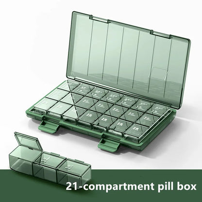 7-Day Premium  Extra Large Pill/Tablet Organizer for Stress-Free Health