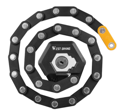 Durable Foldable Anti-Theft Bike Lock with Secure Key System