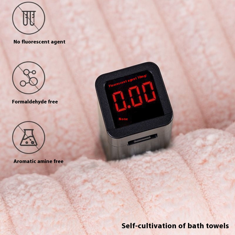 Ultra Soft Coral Fleece Candy Bar Bath Towel