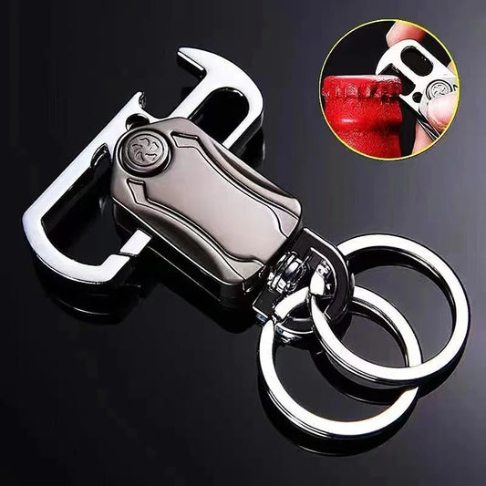 Stylish Multi Functional Metal Keychain Phone Stand Bottle Opener