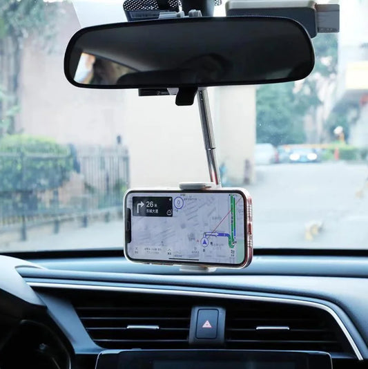 Premium Rotatable Mirror Mount for Hands Free Phone Holder