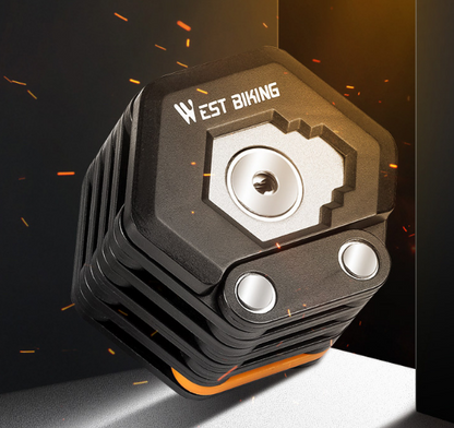 Durable Foldable Anti-Theft Bike Lock with Secure Key System