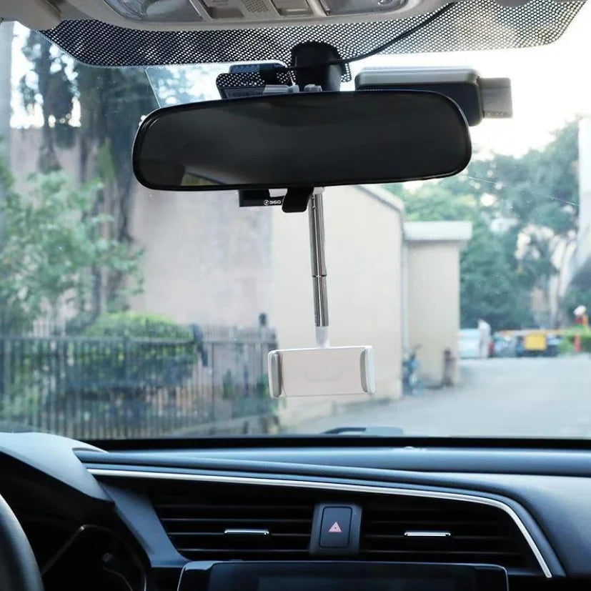 Premium Rotatable Mirror Mount for Hands Free Phone Holder