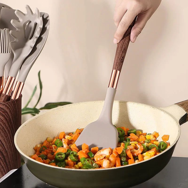 Elite Premium Silicone Kitchen Utensil Cooking Set