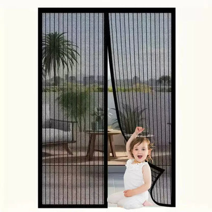 Magnetic Door Curtain – Modern Anti-Mosquito Screen Mesh