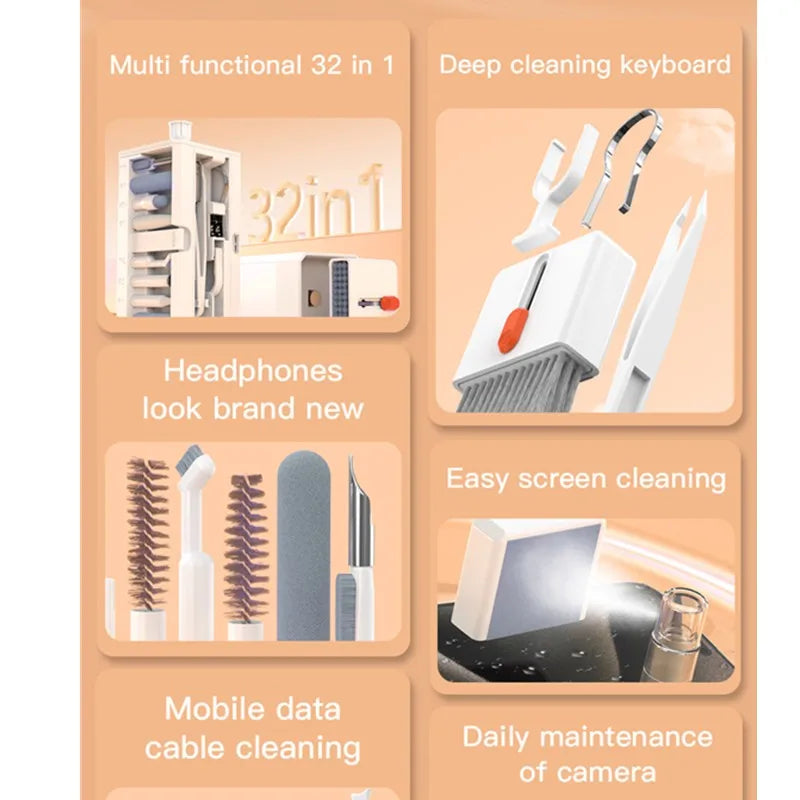 Ultimate smart 32-in-1 Gadget Cleaning Kit for Every Device