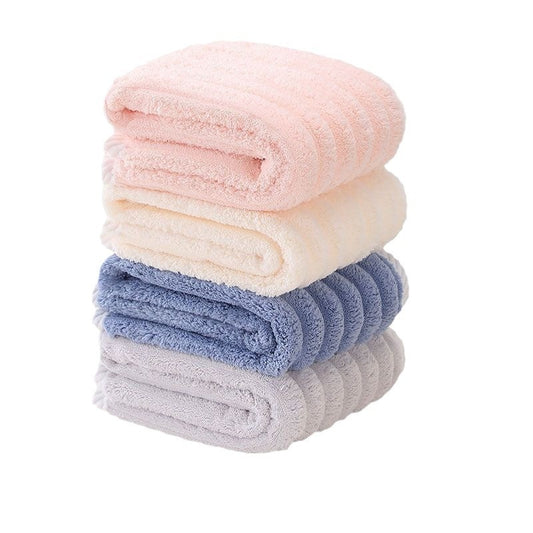 Ultra Soft Coral Fleece Candy Bar Bath Towel