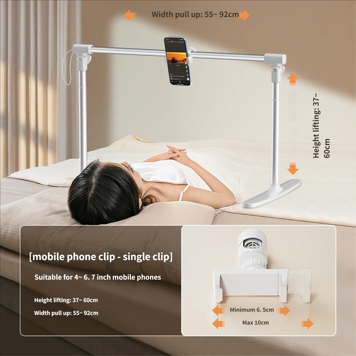 Comfort Flexible Phone Stand for Bed & Desk